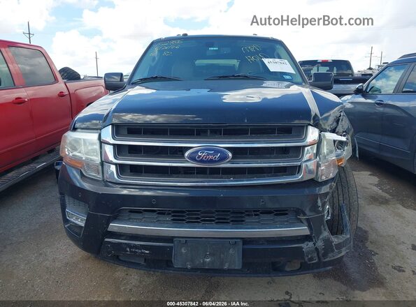 1FMJK1KT3GEF28037 2016 FORD EXPEDITION EL Черный Вид щитка приборов