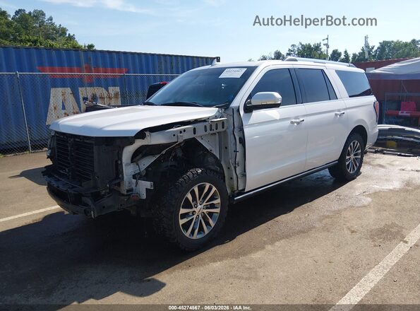 1FMJK1KT6JEA24010 2018 FORD EXPEDITION MAX White Vista tres cuartos delantera izquierda