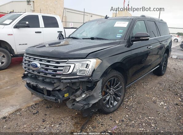 1FMJK1KT9LEA20021 2020 FORD EXPEDITION Black Przód lewy