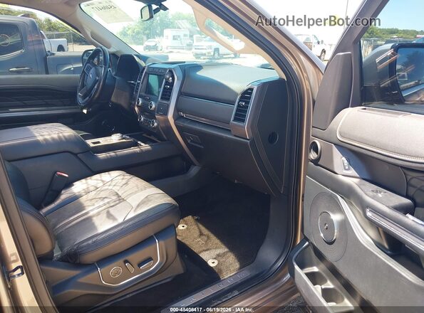 1FMJK1LT2JEA13889 2018 FORD EXPEDITION MAX Tan Вид салону спереду
