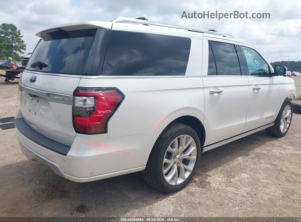1FMJK1MT7KEA65275 2019 FORD EXPEDITION MAX White Tył prawy