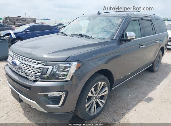 1FMJK1MT7LEB00589 2020 FORD EXPEDITION Gray Vista frontal