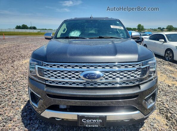 1FMJK1MT8JEA37015 2018 FORD EXPEDITION Charcoal Front view