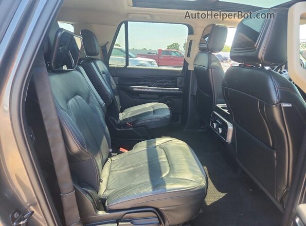 1FMJK1MT8JEA37015 2018 FORD EXPEDITION Charcoal Rear interior view