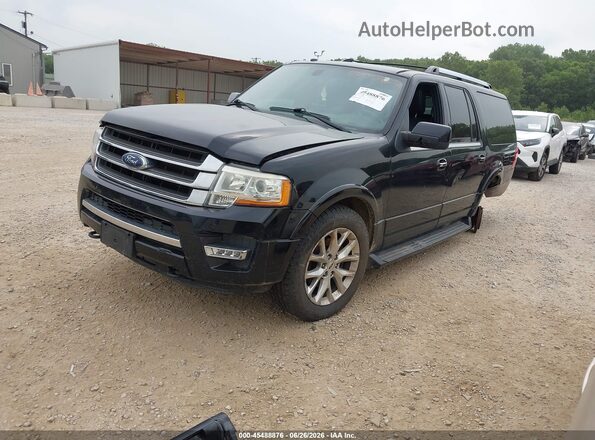 1FMJK2AT0HEA13036 2017 FORD EXPEDITION EL Black Front left