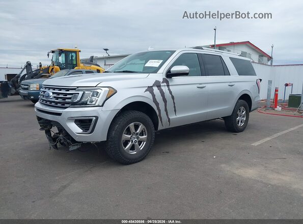 1FMJK2AT0KEA16445 2019 FORD EXPEDITION MAX Silver Przód lewy