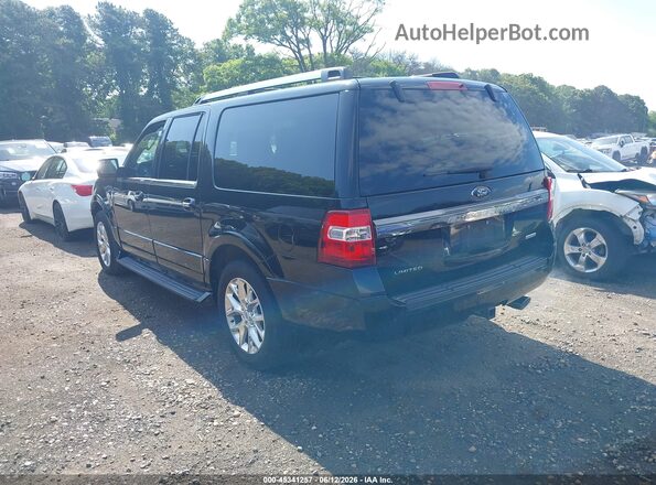 1FMJK2AT1HEA04314 2017 FORD EXPEDITION EL Black Tył lewy