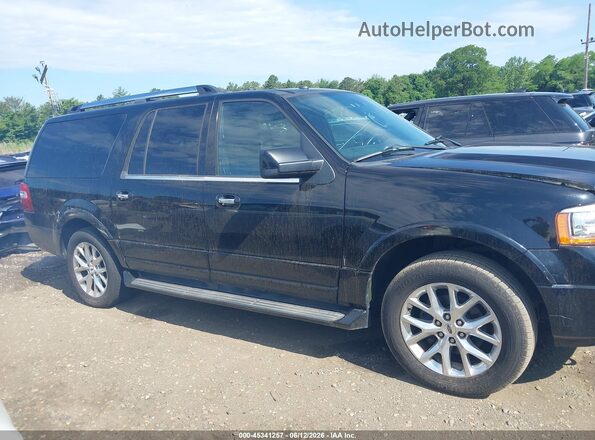 1FMJK2AT1HEA04314 2017 FORD EXPEDITION EL Black Widok wnętrza z tyłu