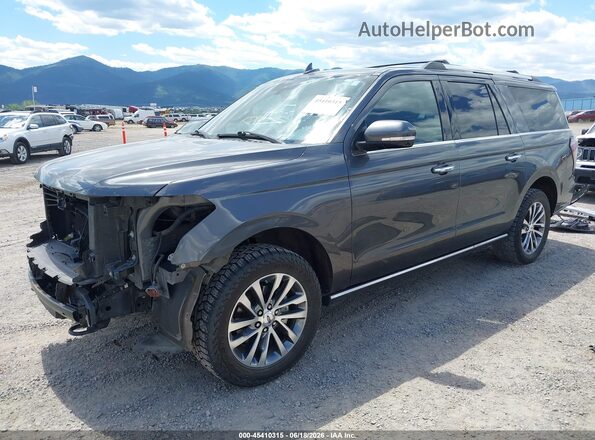 1FMJK2AT2JEA67671 2018 FORD EXPEDITION MAX Серый Передняя левая четверть