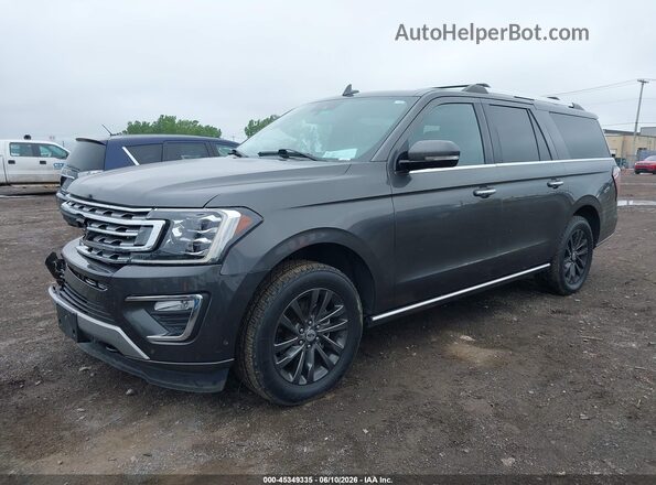 1FMJK2AT2MEA14019 2021 FORD EXPEDITION Gray წინა მარცხენა ხედი სამი მეოთხედიდან