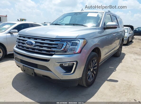 1FMJK2AT2MEA45013 2021 FORD EXPEDITION Silver Առջևի ձախ երեք քառորդ տեսարան
