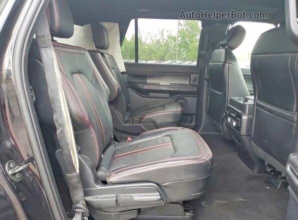 1FMJK2AT3KEA18545 2019 FORD EXPEDITION Black Widok wnętrza z tyłu
