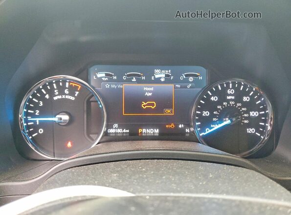 1FMJK2AT3KEA18545 2019 FORD EXPEDITION Black Widok zestawu wskaźników