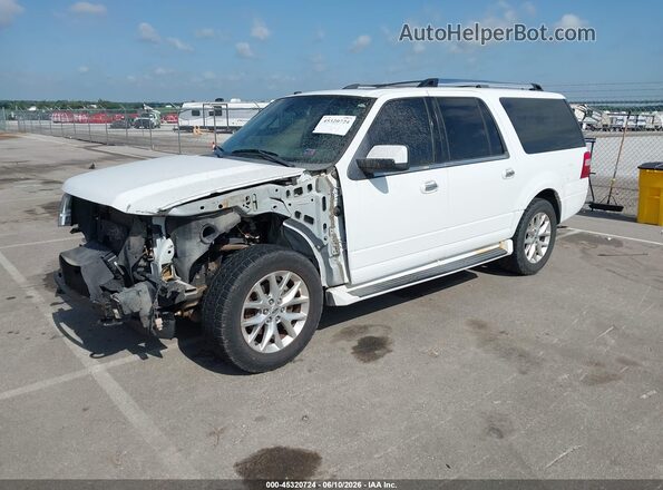 1FMJK2AT4HEA04517 2017 FORD EXPEDITION EL Белый Передняя левая четверть