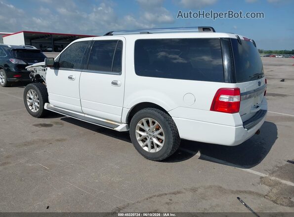 1FMJK2AT4HEA04517 2017 FORD EXPEDITION EL Белый Задняя левая четверть