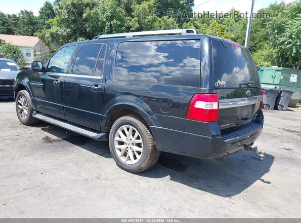 1FMJK2AT8GEF44984 2016 FORD EXPEDITION EL Black Trasero izquierdo