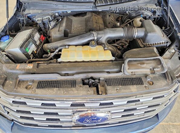 1FMJK2AT8KEA13776 2019 FORD EXPEDITION Blue ძრავის განყოფილების ხედი