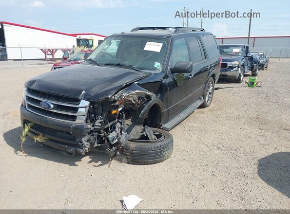1FMJU1HT0HEA81010 2017 FORD EXPEDITION Черный Передняя левая четверть