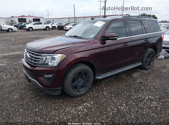 1FMJU1HT0MEA60958 2021 FORD EXPEDITION Burgundy Vista tres cuartos delantera izquierda