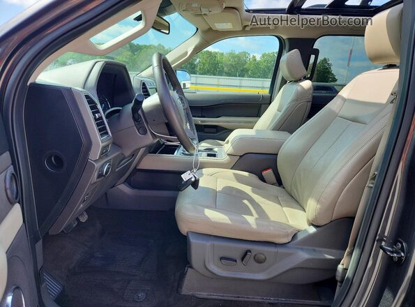 1FMJU1HT1LEA23075 2020 FORD EXPEDITION Gray Front interior view