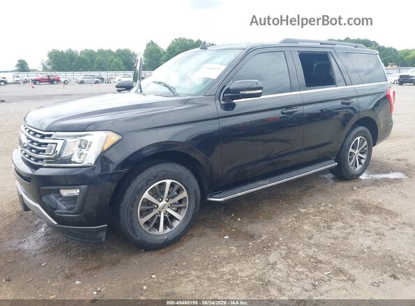 1FMJU1HT2KEA13802 2019 FORD EXPEDITION Black წინა მარცხენა ხედი სამი მეოთხედიდან