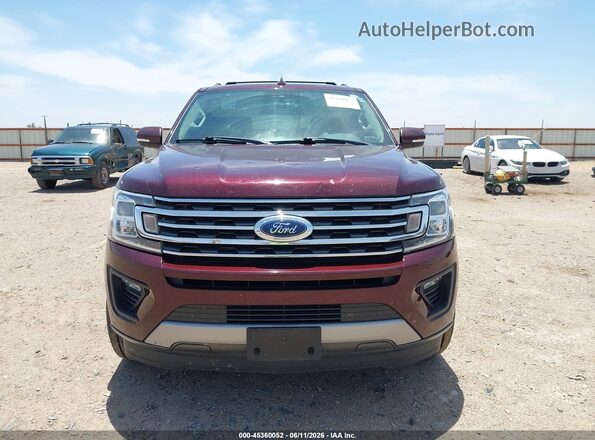 1FMJU1HT3LEA28388 2020 FORD EXPEDITION Burgundy Widok zestawu wskaźników
