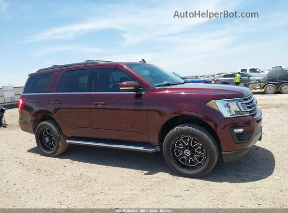 1FMJU1HT3LEA28388 2020 FORD EXPEDITION Burgundy Widok wnętrza z tyłu