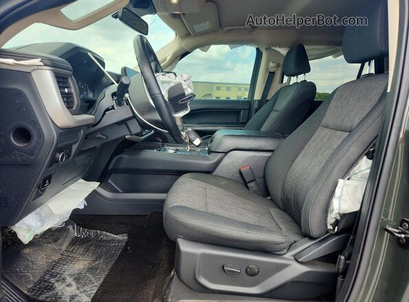 1FMJU1HT3NEA63466 2022 FORD EXPEDITION Green Widok wnętrza z przodu