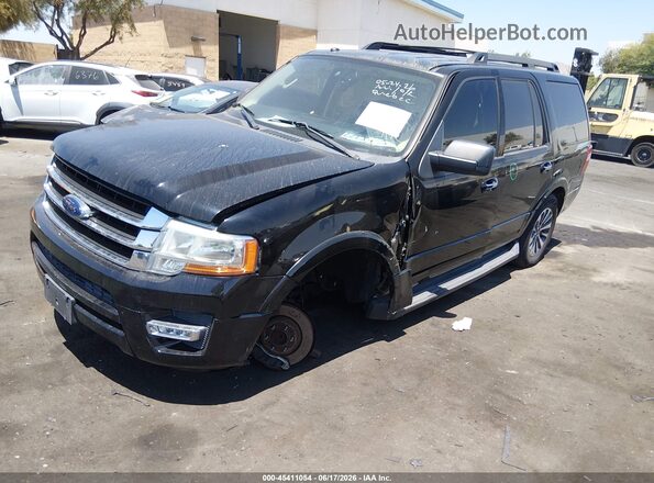 1FMJU1HT4HEA33378 2017 FORD EXPEDITION Black Առջևի ձախ երեք քառորդ տեսարան
