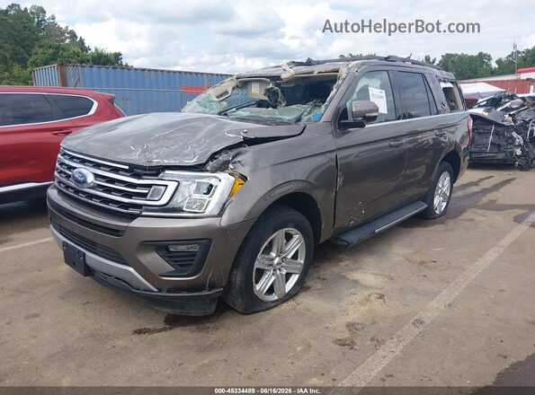 1FMJU1HT4KEA87268 2019 FORD EXPEDITION Brown Vista tres cuartos delantera izquierda