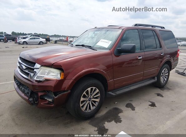 1FMJU1HT7HEA06353 2017 FORD EXPEDITION Red Vista tres cuartos delantera izquierda