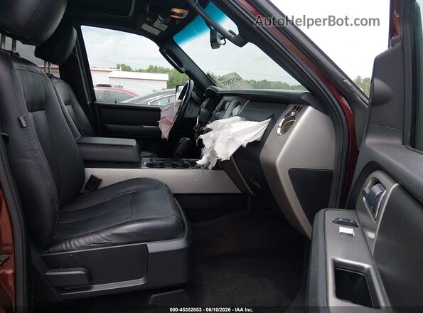 1FMJU1HT7HEA06353 2017 FORD EXPEDITION Red Vista interior delantera