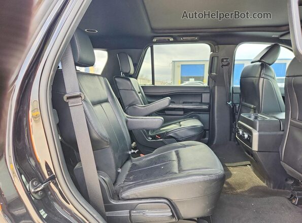 1FMJU1HT7MEA16200 2021 FORD EXPEDITION Black Widok wnętrza z tyłu
