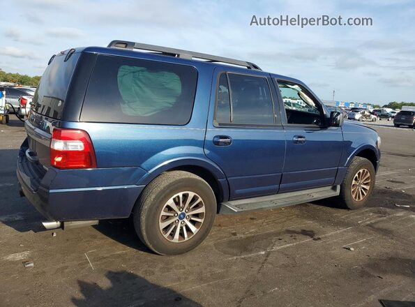 1FMJU1HTXHEA72332 2017 FORD EXPEDITION Blue Rear right