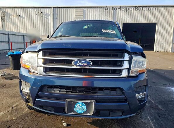 1FMJU1HTXHEA72332 2017 FORD EXPEDITION Blue Front view