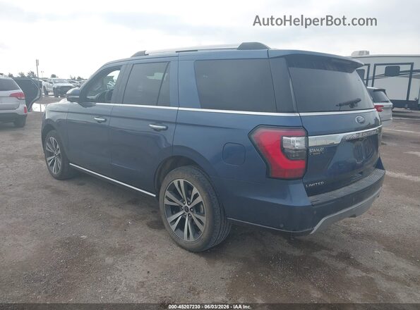 1FMJU1KT1LEA18399 2020 FORD EXPEDITION Blue Rear left