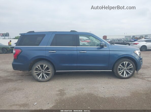 1FMJU1KT1LEA18399 2020 FORD EXPEDITION Blue Rear interior view