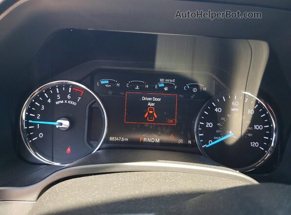1FMJU1KTXLEA60876 2020 FORD EXPEDITION Black Widok zestawu wskaźników