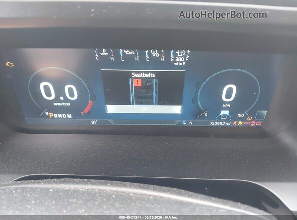1FMJU1RG5PEA13656 2023 FORD EXPEDITION White უკანა სავარძლების ხედი