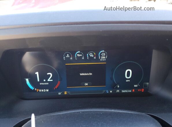 1FMJU2A89REB01316 2024 FORD EXPEDITION Burgundy Instrument cluster view