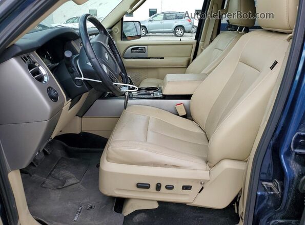 1FMJU2AT2HEA54276 2017 FORD EXPEDITION Blue Widok wnętrza z przodu