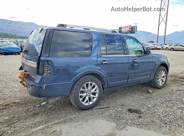 1FMJU2AT2HEA54276 2017 FORD EXPEDITION Blue Tył prawy