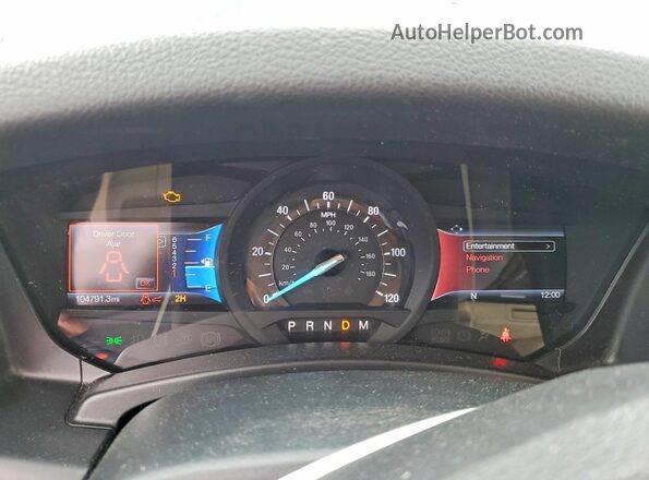 1FMJU2AT2HEA54276 2017 FORD EXPEDITION Blue Widok zestawu wskaźników