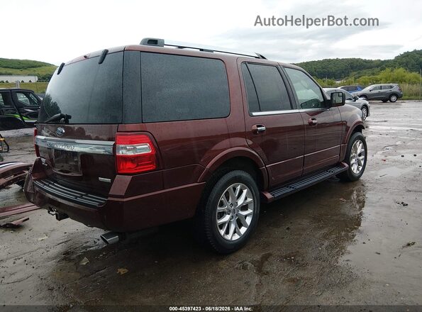 1FMJU2AT3HEA26342 2017 FORD EXPEDITION Dark Brown Tył prawy