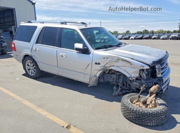 1FMJU2AT4HEA47605 2017 FORD EXPEDITION Silver Передня права чверть