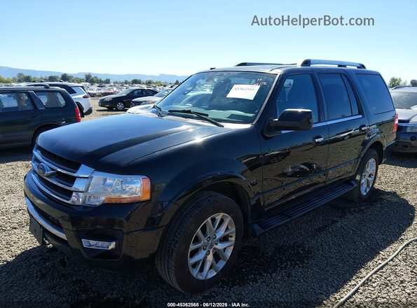 1FMJU2AT5HEA62145 2017 FORD EXPEDITION Черный Передняя левая четверть