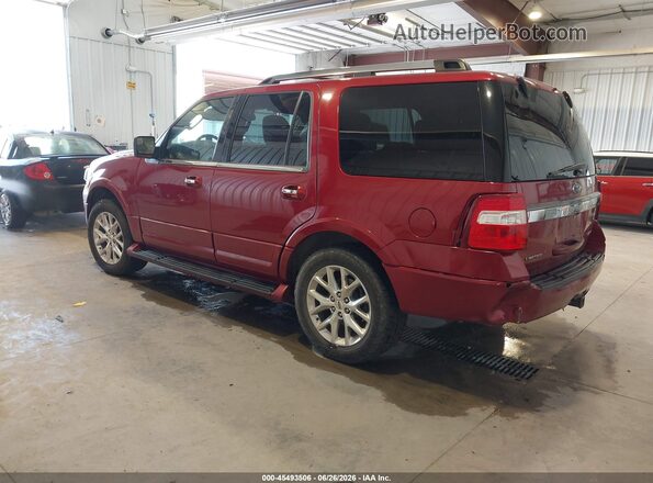 1FMJU2ATXGEF49288 2016 FORD EXPEDITION Red Հետևի ձախ