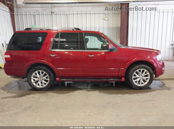 1FMJU2ATXGEF49288 2016 FORD EXPEDITION Red Սալոնի 360 աստիճան տեսք