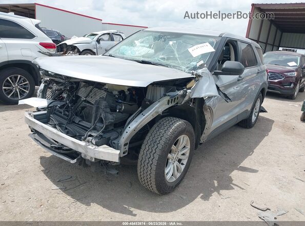 1FMSK7BH6MGB43509 2021 FORD EXPLORER Silver Front left