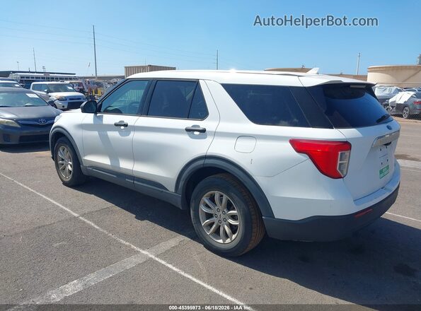 1FMSK7BH8LGC99470 2020 FORD EXPLORER White Trasero izquierdo
